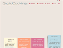 Tablet Screenshot of gigliocooking.com